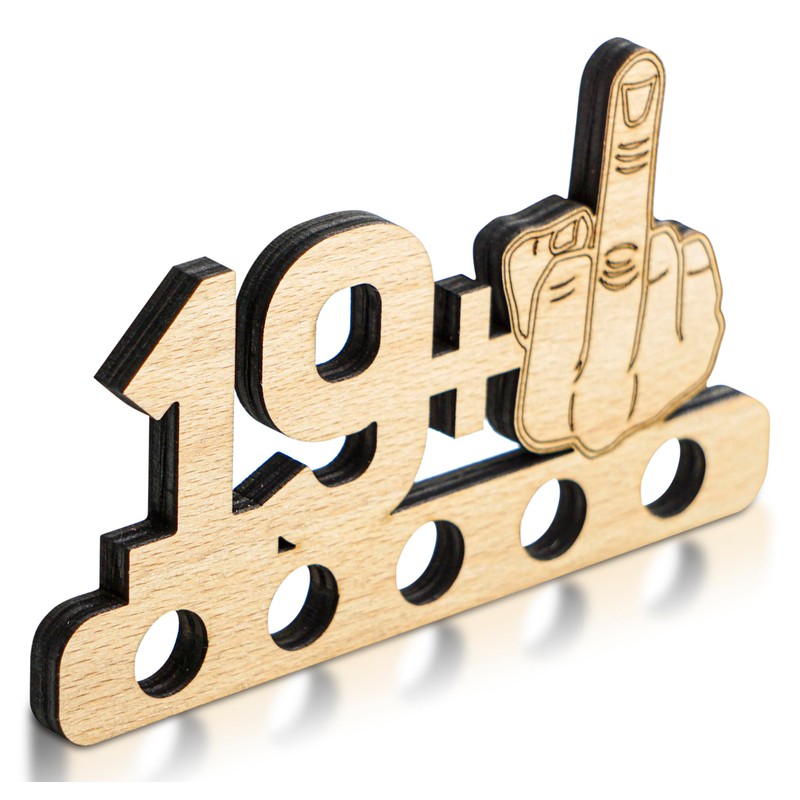 Munera Design - Funny 20th Birthday Money Gift Wooden