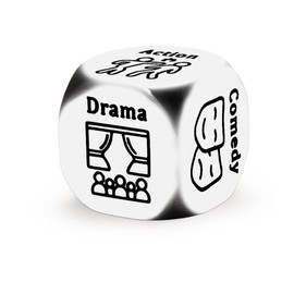 Movie Date Night Dice for Couples Adults Novelty Boyfriend Girlfriend Valentines Day Anniversary Birthday Gifts Movie Decision Dice for Movie Lover Gifts for Friends Movie Party Favors