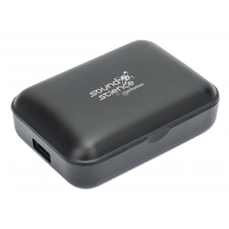 Manhattan Products Sound Science True Wireless 180382 In-Ear Headphones Black