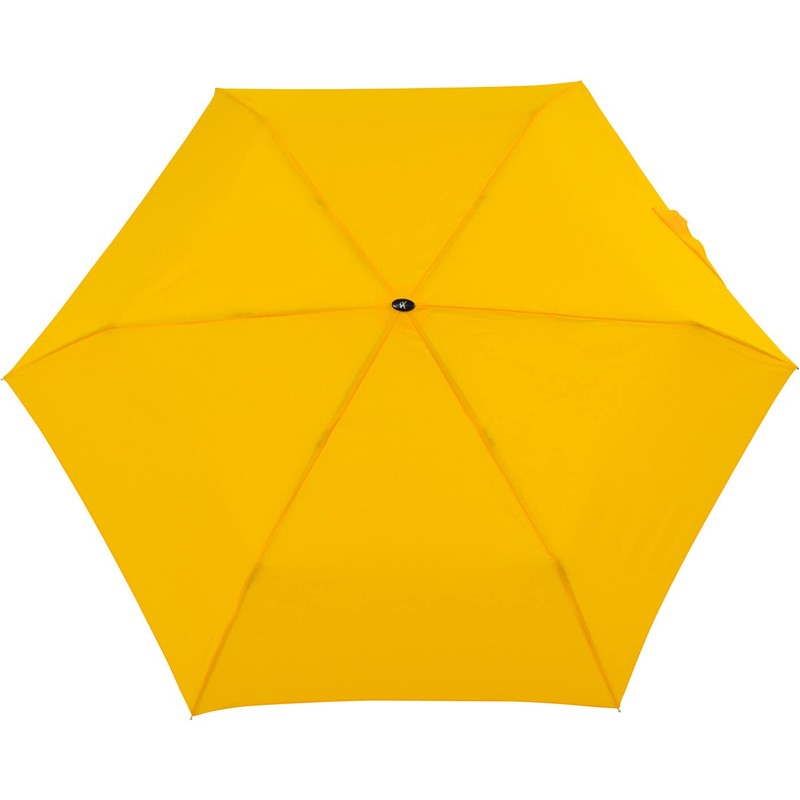 iX-brella Steel Flat Pocket Umbrella Super Flat Mini Umbrella, Gold