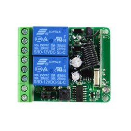 PNI CA500 Remote Control Relay for Remote Control of 1 or 2 Garage Doors, Gates, Barriers, Maximum 18 Remote Controls