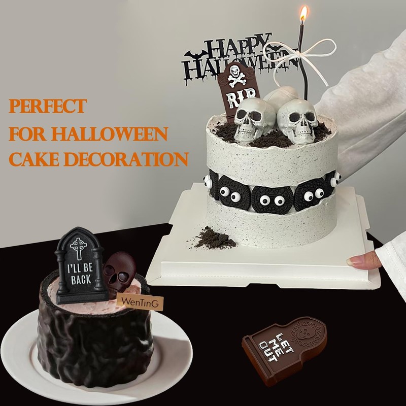 Molde de piedra sepulcral de Halloween