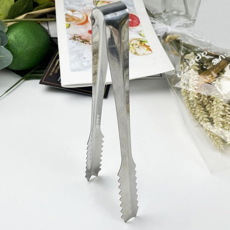 MMmall Ice Tongs, Stainless Steel, Made in Japan, Set of