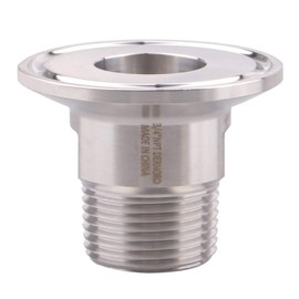DERNORD 1.5 Inch Sanitary Tri Clamp to 3/4" Male Tri Clover