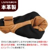 Klaus Riding Gloves, Waffle Leather Gloves, KE5 (Black x Caramel