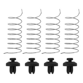eMagTech 4 Sets Car Front Grille Emblem Repair Springs and Fixing Clips 1125799 1505788 Car Grille Spring Fixing Buckle Compatible with Ford Focus Mk2 C-Max II Kuga