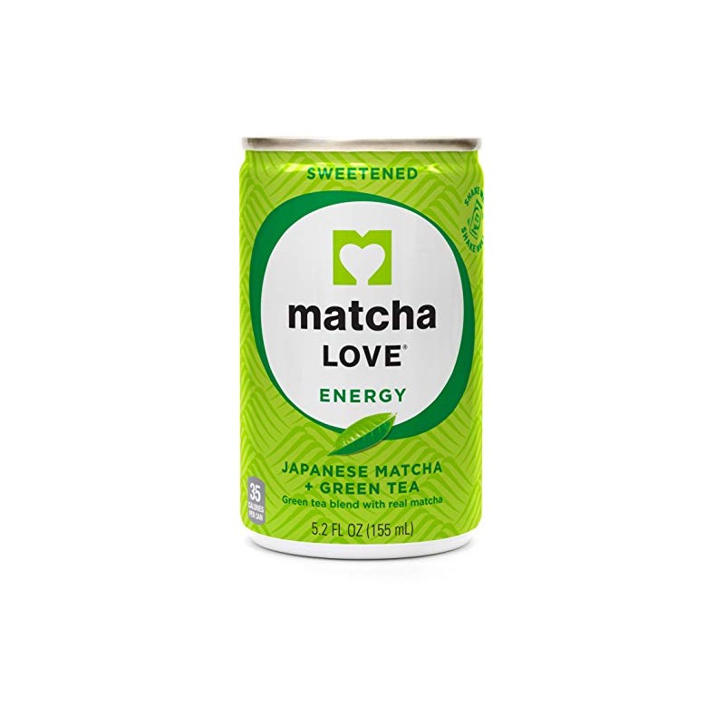 Matcha Love Green Tea Sweetened Energy Shots, 5.2 Ounce (Pack