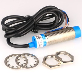 Gebildet 8 mm Inductive Proximity Sensor that Detects the Distance Proximity Sensor Cylinder Proximity Switch PNP NO (Normally Open) DC 6-36V 300mA 3-Wire LJ18A3-8-Z/BY (Diameter 18 mm)