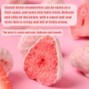 Coated dried strawberries 72g, crispy strawberries, fruit snacks, 18 small