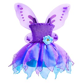 ToLaFio Princess Costume for Girls Princess Dress for Little Girl Cosplay Fancy Party Chritstmas Dress Up Outfits Kids Gift