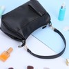 ElevateTech Black Leather Purse Strap Handle, Leather Replacement Straps for