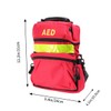 Healvian Bag Container Emergency Kit Red