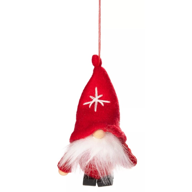 BRUBAKER 10-Piece Set Christmas Tree Pendant Christmas Gnome Gnome