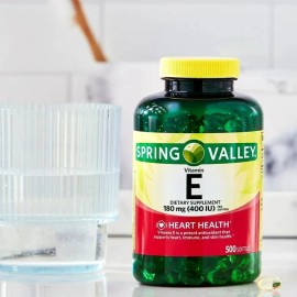 Spring Valley Vitamin E Dietary Supplement, 180 mg, 500 Count