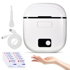 Electric Nail Clipper - Upgraded 4 in 1 Automatic Nail File - 3-Speed Electric Nail Trimmer with Led Light, Rechargeable Safety for Babies, Kids, Adults, Seniors