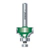 Trend Craft Pro 1/4in shank bearing guided round over router cutter - 3mm radius Two Flute Carbide tips.