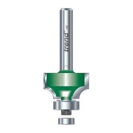 Trend Craft Pro 1/4in shank bearing guided round over router cutter - 3mm radius Two Flute Carbide tips.