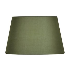 Oaks Lighting Cotton Drum Shade, 14-inch, Fabric, Sage Green