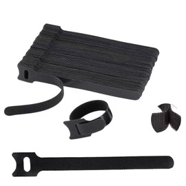 FJSENR 100 6 - in Reusable Velcro Ties: The Versatile Solution for Cable Management, & Ideal for Gardening - Double as Cord Wraps & Gardening Ties