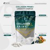 Collagen Prime+ Longevity | 120 Capsules | Multi-Type Collagen Peptides