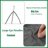 25 Pack Large Eye Needles for Hand Sewing & Embroidery
