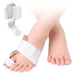 Hallux Valgus Correction Bandage, Large Toe & Foot Toe Relief Forefoot Pad, Toe Separator Hallux Valgus, Hammer Toe Correction and Protection, Toe Separator Hallux Valgus