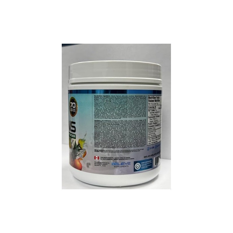 Believe Supplements Believe Superfoods + Greens - 70s Pineapple Mango