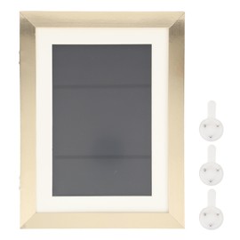 Kids Art Frames DIY Artwork Picture Front Openning Frame Children Drawing Display Gold