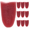 Balacoo 10pcs Fake Tongue Prop, Realistic Human Organ Prop Fake