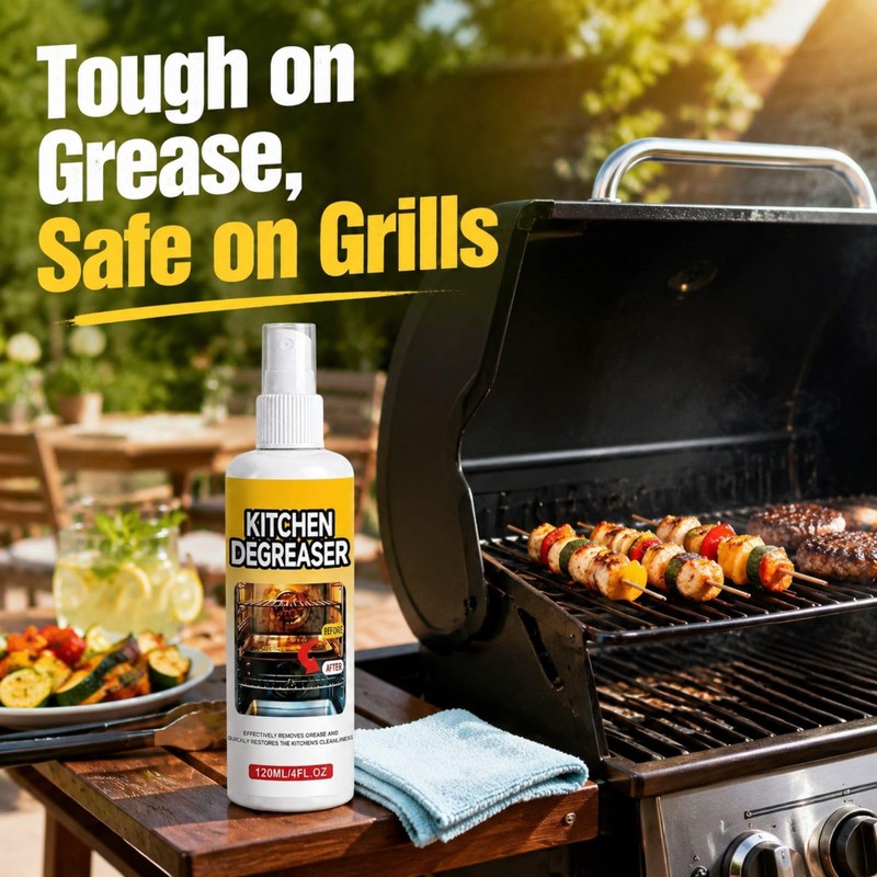 2PCS Spray Grill Cleaner,Kitchen Degreaser Spray For Grill & Oven
