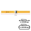KWB 771023 Lashing Straps with Clamp Lock 2.5 m x