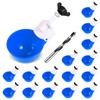 Psarnuk Chicken Waterer Cups (16 Pack/Blue) - DIY Automatic Large