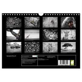 tanzania fine art (Wall Calendar 2026 DIN A4 Landscape), CALVENDO 12 Month Wall Calendar