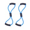 Kisangel 4 Pcs 8 Shape Chest Expander Resistance Bands Home
