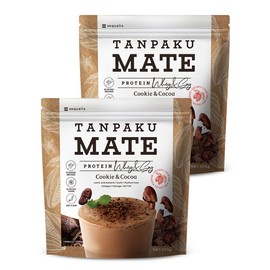 【2袋セット】タンパクメイト 美味しい プロテイン ココア味 置き換え ダイエット 370g✕2袋