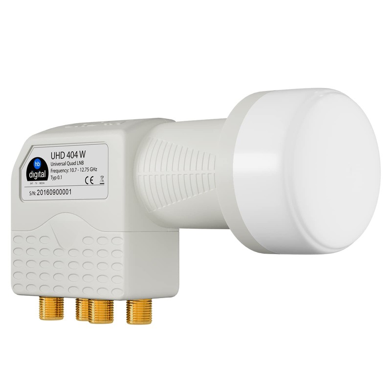 HB-DIGITAL 2x Quad LNB LNC 4 Subscriber Direct (2 Pieces)