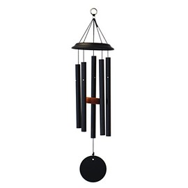 Shenandoah Melodies by Wind River – 26 inch Black Wind Chime for Patio, Backyard, Garden, and Outdoor décor (Aluminum Chime) Made in The USA