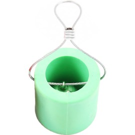 1Pc Green Silicone Slingshots Targets with Bells Outdoor Slingshots Training Practice Targets Outdoor Hunting Accessorys Gear Shooting