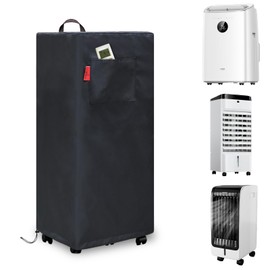 Indoor Swamp Cooler Cover,Evaporative Air Cooler Portable Air Conditioners Cover Fits Dreo, CENSTECH, Feculs, Uthfy, ARLIME, BUENICOO, YIJU, AEROZY (15" × 14" × 26")