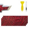 BLAKAYA Compatible with 11.8" x 4" Bowtie Emblem Wrap Kit