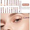 42 Piezas Set de Brochas de Maquillaje Profesional Completo, Juego