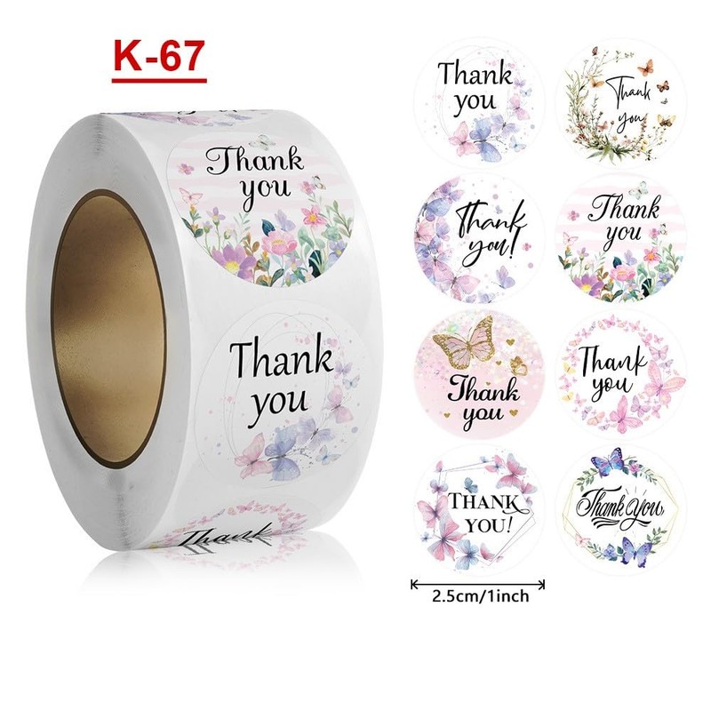 Plus Nao THANK YOU - A13 Thank You Sticker Gift