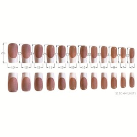 Pikabows Press On Nails Long Coffin Glitter Pink French Tips Fake Nails Glitter Acrylic False Nail Tips Kit Glue on Nails for Women