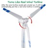 Miracland Wind Turbine Model, Wind-up Windmill Model Toy 21.65 Inch