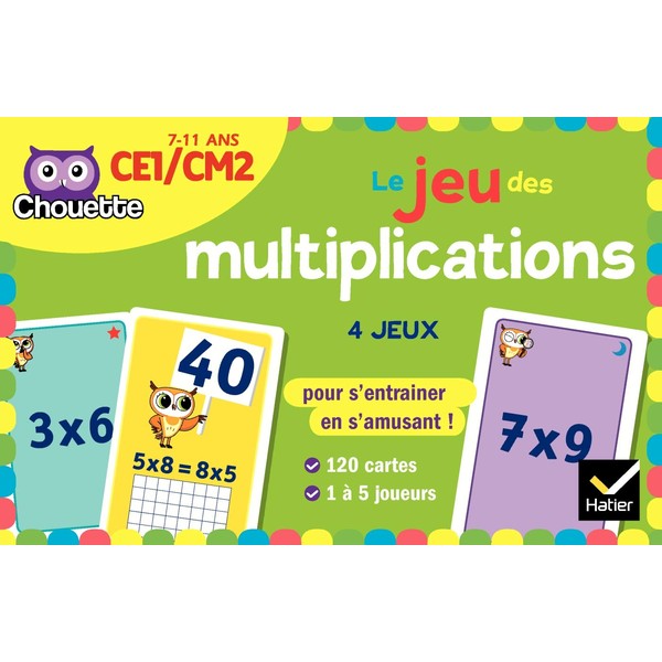 Le jeu des multiplications CE1 - CM2
