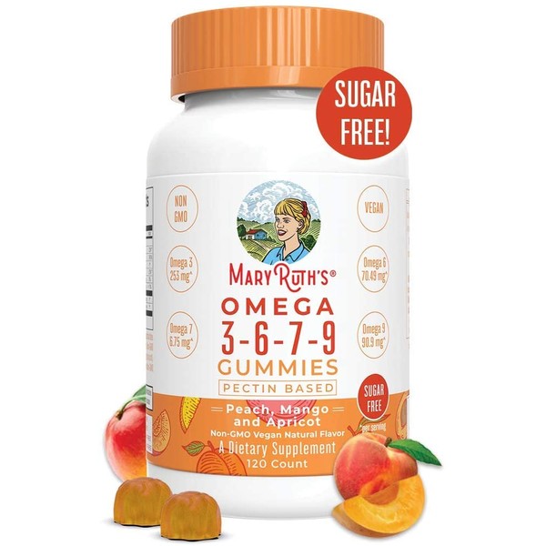 Omega Gummies for Adults & Kids | Omega 3 6 7 9 Gummy Vitamins for Heart Health, Energy Support