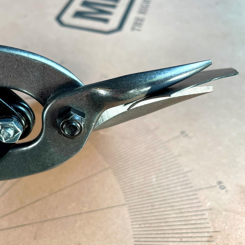 MIDWEST Aviation Snip - Left Cut Regular Tin Cutting Shears