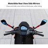 Rear View Side Mirrors Durable Aluminum Alloy Motorcycle Side Mirrors