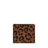 Fossil Women's Small Bifold, Black/Leopard, One Size