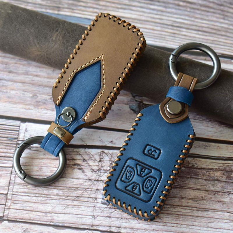 Toyota Smart Key Case, Leather, Key Cover, Scratch-Resistant, Anti-fall, Protection,